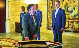  ?? ALBERTO R. ROLDÁN ?? Álvaro García Ortiz prometió ayer el cargo ante el Rey en Palma
