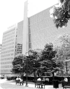  ??  ?? This file photo shows the World Bank building in Washington, DC. The World Bank said it had approved a US$345 million loan for the expansion of a port in Tanzania’s commercial capital Dar es Salaam, which the East African country aims to turn into a...