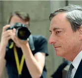  ??  ?? A Francofort­e Mario Draghi, 67 anni, presidente Bce (LaPresse)