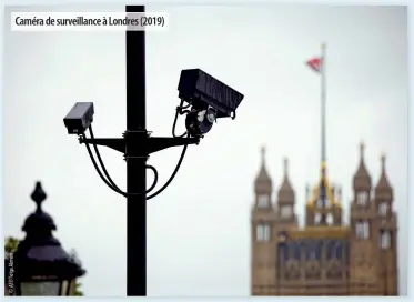  ??  ?? Caméra de surveillan­ce à Londres (2019)