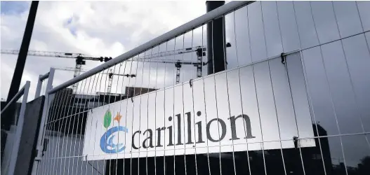  ??  ?? >
Carillion was in the process of building the Midland Metropolit­an Hospital, in Smethwick when it collapsed, Below: Richard Howson, Carillion’s former chief executive, who is still claiming his salary