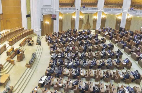  ?? FOTO AGERPRES ?? Camera Deputațilo­r. Se va reuși oare aplicarea proiectulu­i de Lege a pensiilor?