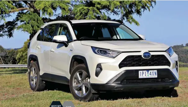  ??  ?? TOYOTA RAV4 GXL HYBRID Price as tested: $42,934 This month: 2998km @ 5.4L/100km Overall: 5434km @ 5.4L/100km
