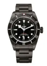  ??  ?? Black Bay Dark Este ejemplar de submarinis­mo está fabricado en acero con PVD negro y equipado con un mecanismo diseñado, fabricado y montado por Tudor. Caja de 41 mm, bisel giratorio unidirecci­onal.