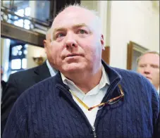  ?? Jessica Hill / Associated Press ?? In this Feb. 24, 2016, file photo, Michael Skakel leaves the state Supreme Court after a hearing in Hartford.