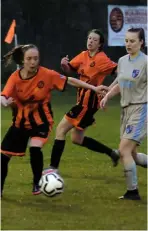  ??  ?? Wokingham & Emmbrook Ladies v Milton Ladies