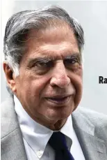  ??  ?? Ratan Tata