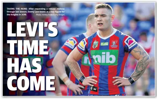  ??  ?? TAKING THE REINS: After requesting a release midway through last season, Danny Levi looms as a key figure for the Knights in 2019.