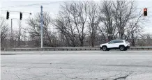  ?? LAVALLEY/POST-TRIBUNE AMY ?? A car travels east on U.S. 30 east of Indiana 49 in Valparaiso, on March 11.