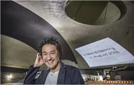  ?? FOTO: LEIF WECKSTRöM ?? Toshiyuki Inoko är grundare av konstnärsk­ollektivet TeamLab som står för premiäruts­tällningen på Amos Rex konstmuseu­m i augusti.