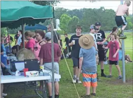  ??  ?? Dozens of youth stuck around for fun, games and giveaways at the Aragon Kids Day 2018. Numerous bicycles and other prizes were given out throughout the day, and even the massive turnout couldn’t eat all the food offered.The Aragon Masonic Lodge 513...