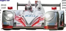  ??  ?? WINNER: Jota Sport’s entry racing at Le Mans