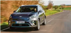  ?? Foto: Kia ?? Keine Sorge: Die Batterie des Kia e-Niro reicht auch für eine Landpartie.