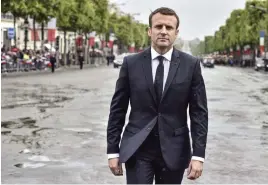  ?? Foto: Lehtikuva/aLain Jocard ?? lovar stora reformer. President Emmanuel Macron vill reformera arbetsmark­nadslagsti­ftningen och har fått grönt ljus att gå vidare med sina planer.