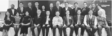  ??  ?? MIEA Sarawak and National Board members together with Dr Sim (seated fifth right).