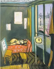  ?? © Succession H. Matisse / Artists Rights Society / Phillips Collection ?? Henri Matisse, “Studio, Quai Saint-Michel” (1916).