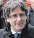  ??  ?? Released: Carles Puigdemont