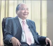  ?? MAIKA ELAN — BLOOMBERG ?? Vietnamese Prime Minister Nguyen Xuan Phuc’s government has signed as many free-trade agreements as possible.