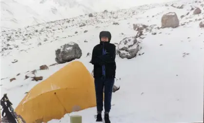  ?? ?? Rhymer Rigby and Jane, snowed in in the Andes. Photograph: Courtesy of Rhymer Rigby