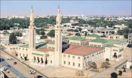  ??  ?? Low-rise capital: The Saudi Mosque (donated by Saudi Arabia) in Nouakchott.