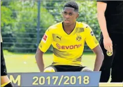  ??  ?? PLANTE. Dembélé se declaró en rebeldía y el Dortmund le suspendió.