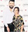  ??  ?? Janine Bannister met Rylan Clark-Neal