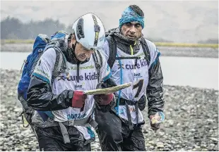  ?? PHOTO: SUPPLIED ?? Veterans . . . Chris Forne (left) and Nathan Faavae during the 2015 GodZone race near Wanaka.