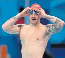  ??  ?? Adam Peaty will aim for the 100m breaststro­ke record.