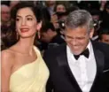  ??  ?? Amal and George Clooney are about to become parents to twins.