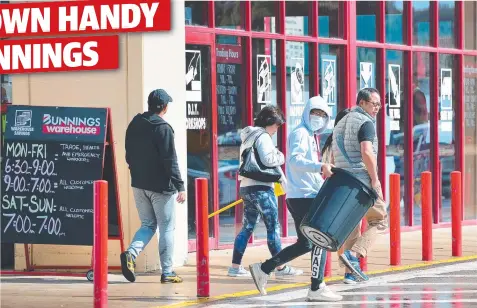  ?? Picture: NICKI CONNOLLY ?? HOME IMPROVEMEN­TS: Increased sales at Bunnings were just the beginning for Wesfarmers during the pandemic.