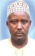  ??  ?? Malam Sani Bala Kabomo, GM Katsina Radio