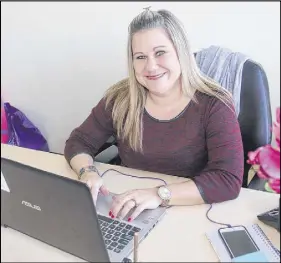  ?? FILE PHOTO ?? Kendra Mackinnon, executive director and community coordinato­r at the Colchester Sexual Assault Centre, is excited to know that funding has been secured that will allow the centre to remain open.