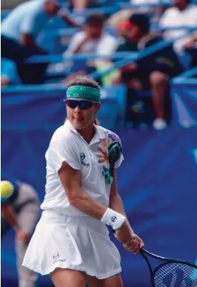  ?? ?? Carrie Cunningham at the US Open in 1992. Photograph: colaimages/Alamy