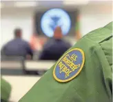  ?? RAFAEL CARRANZA/THE REPUBLIC ?? U.S. Border Patrol agents and customs officers work in Yuma in April.