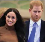  ??  ?? Megxit: Meghan and Harry