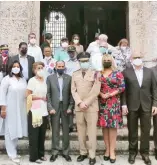  ?? F.E. ?? La CPEP conmemoró 56 aniversari­o de la gesta junto a familiares de los héroes.