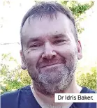  ?? ?? Dr Idris Baker.