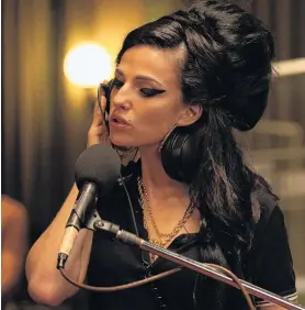  ?? Back to Black. ?? Marisa Abela plays Amy Winehouse in