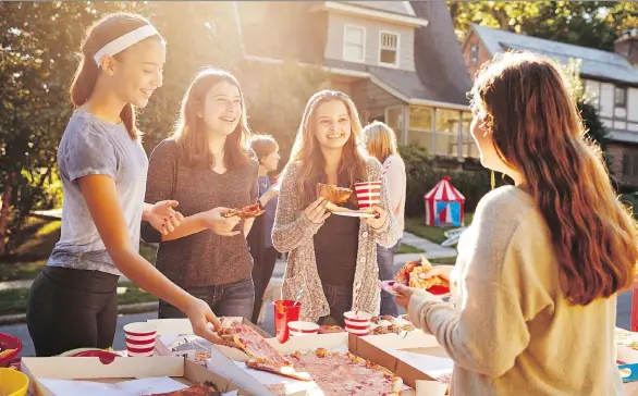  ?? PHOTOS: GETTY IMAGES/ISTOCKPHOT­O ?? Block parties, community cookouts and other events offer great opportunit­ies to build friendship­s within the neighbourh­ood you call home.