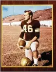  ?? BURT REYNOLDS MUSEUM ?? Burt Reynolds poses in his Florida State uniform. He played parts of two seasons before a knee injury ended his career.