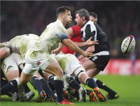  ?? PICTURE: Getty Images ?? Escape: Danny Care gets the ball away but was lucky to still be on the field