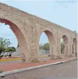  ?? /EL HERALDO DE CHIHUAHUA ?? Acueducto, una obra hidráulica hecha en la Colonia