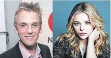  ??  ?? Aaron Carter acaba de terminar con Madison Parker, y Chloë Moretz hace meses dejó de salir con Brooklyn Beckham.