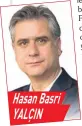  ??  ?? Hasan Basri YALÇIN