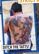  ?? ?? DITCH THE TATTS!