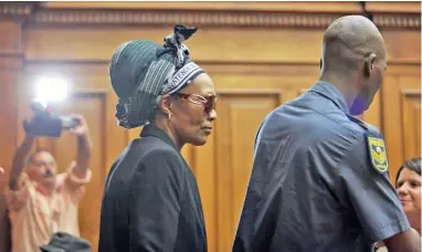  ?? PICTURE: WILLEM LAW ?? IN THE DOCK: Thandi Maqubela in the Western Cape High Court yesterday.