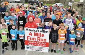  ?? Photo by John Cleary ?? Runners set to take part in the Four Mile Fun Run at the Maurice Collins Vintage Rally on Sunday.