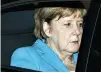  ??  ?? GERMAN Chancellor Angela Merkel, leader of the Christian Democratic Union (CDU), leaves after a party leadership meeting at the CDU headquarte­rs in Berlin, July 2.