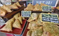  ??  ?? They make 11 varieties of samosas and churn out about 2,500 each week.