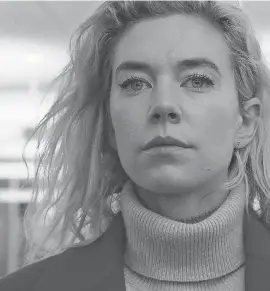 ?? PROVIDED BY BENJAMIN LOEB/ NETFLIX ?? Vanessa Kirby stars as a woman dealing with the aftermath of a home birth gone wrong in “Pieces of a Woman.”